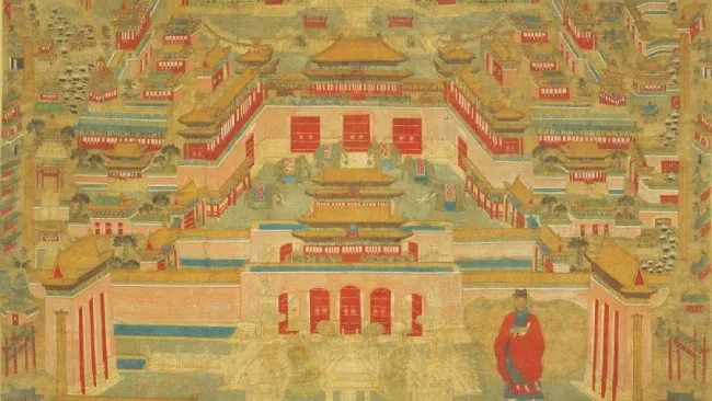 Forbidden city painting